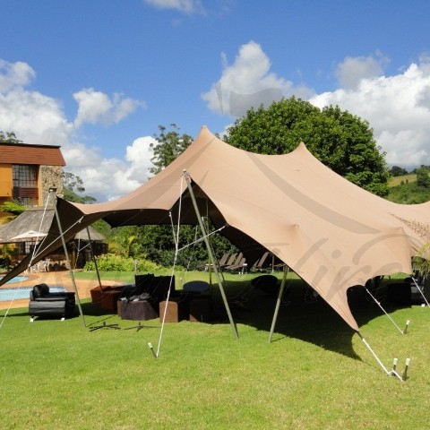 Beige Bedouin Stretch Tent - 5x5m