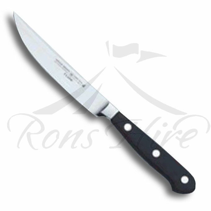Knife - Black Stainless Steel/Plastic Ranch Steak Knife