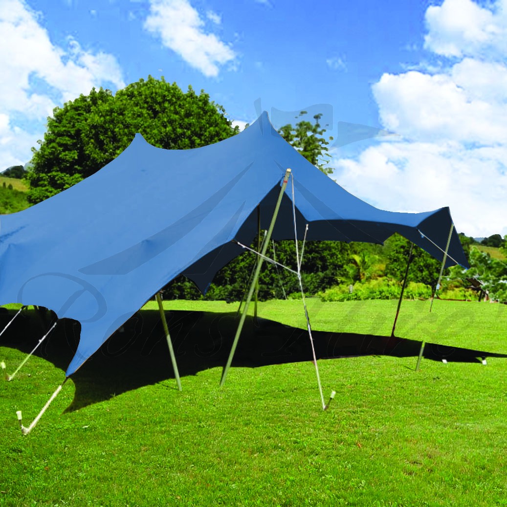 Blue Bedouin Stretch Tent - 15x18m