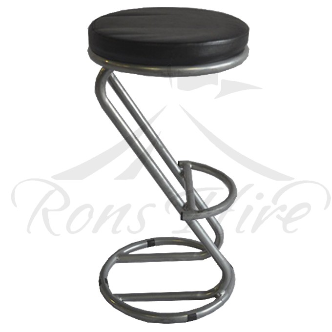 Chrome Metal Cocktail Tall Stool Ron S Hire Event Function