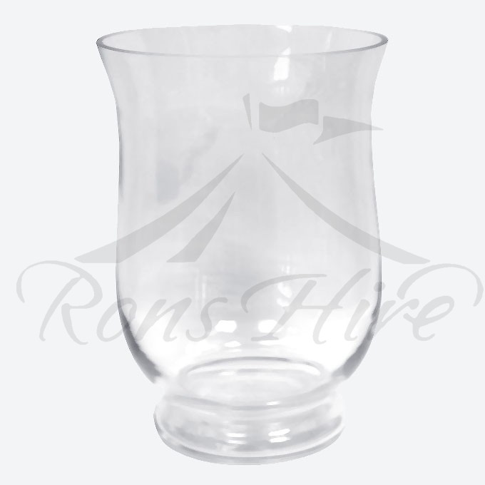 Vase - Clear Glass Hurricane Small Vase