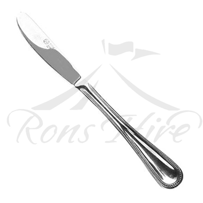 Knife - Stainless Steel Beaded Butter Knife
