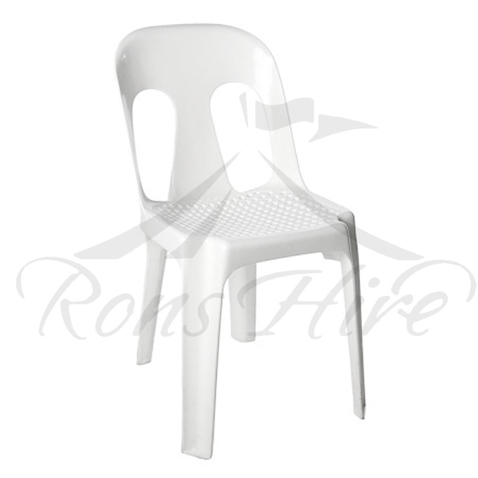 Chair - White Plastic Ancona Chair