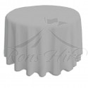 Tablecloth - Grey Linen 3m Round Tablecloth