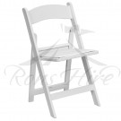 Chair - White Wooden Wimbledon Padded Chair