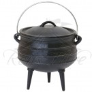 Pot - Black Cast Iron Potjie No. 2 Round Pot