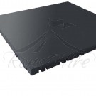 Floor - Black Plastic Interlocking 1.0m x 1.0m Square Floor