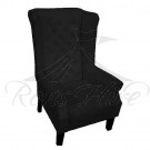 Chair - Black Wingback Chair