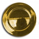 Underplate - Gold Plastic Round Underplate