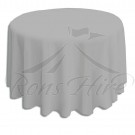 Tablecloth - Grey Linen 3.3m Round Tablecloth