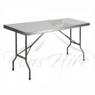 Table - Grey Wooden/Metal Conference 1.8 x 0.45m Rectangular Table