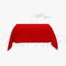 Tablecloth - Red Linen 3.0m x 3.0m Square Tablecloth