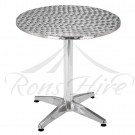 Table - Stainless Steel Jupiter 800mm Round Café Table