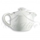Pot - White Ceramic Continental China Blanco Large SH500 Tea Pot
