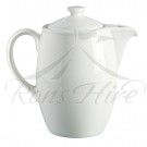 Pot - White Ceramic Continental China Blanco Small SH500 Coffee Pot