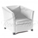 Chair - White Club Chair