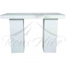 Cocktail Counter - White 1.8m Rectangular Cocktail Counter