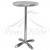 Table - Stainless Steel Diablo Round Cocktail Table