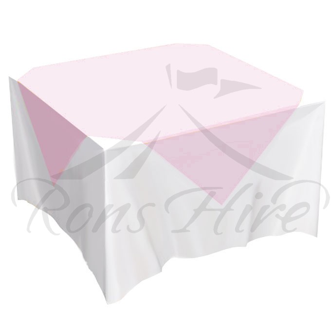 Overlay - Baby Pink Organza 1.0m x 1.0m Overlay