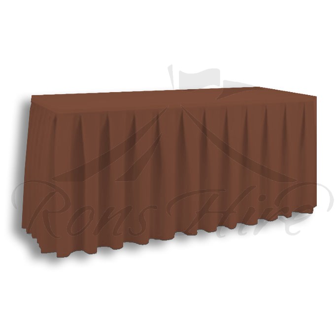 Skirting - Brown Linen 2.95m x 0.690m Skirting