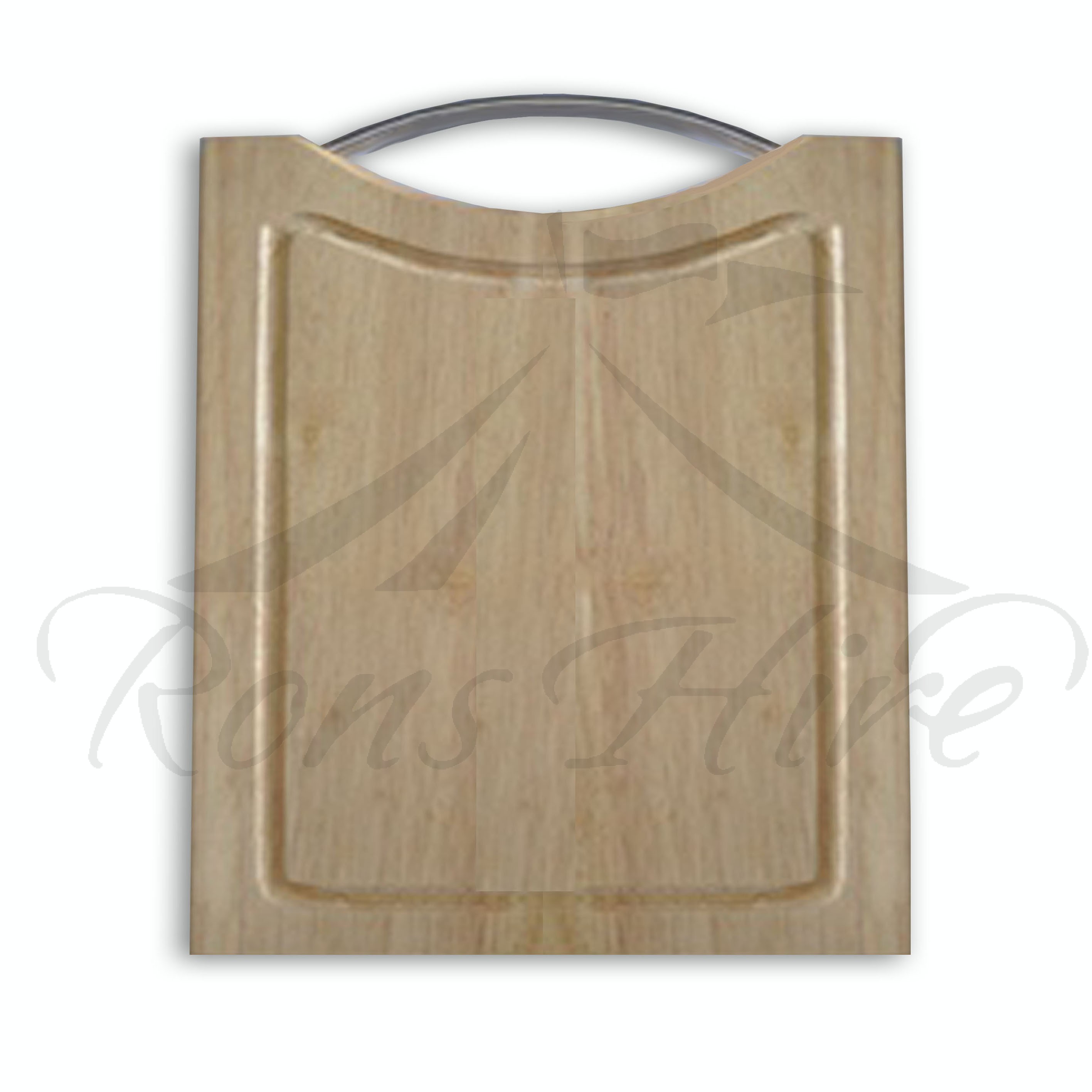 Board - Brown Wooden Plain Small Square Cheese Board
