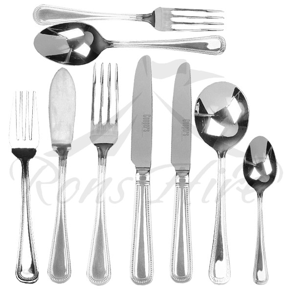Stainless Steel Beaded Place Setting