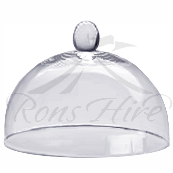 Cover - Clear Glass Medium Dome Cake Cover