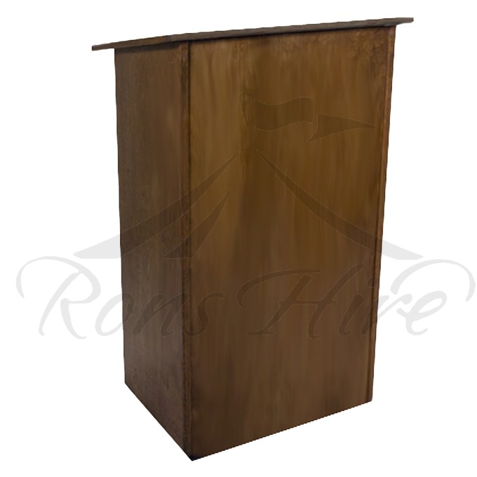 Podium - Dark Wooden Podium