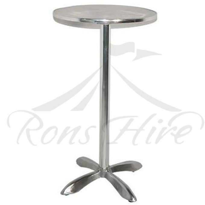 Table - Stainless Steel Diablo Round Cocktail Table