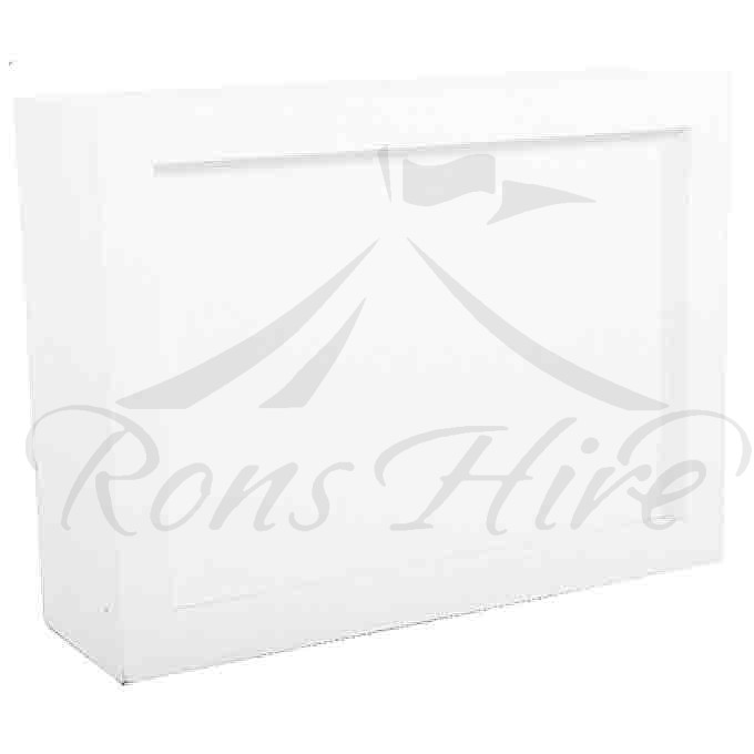 Bar - White Box 1.4m Rectangular Bar