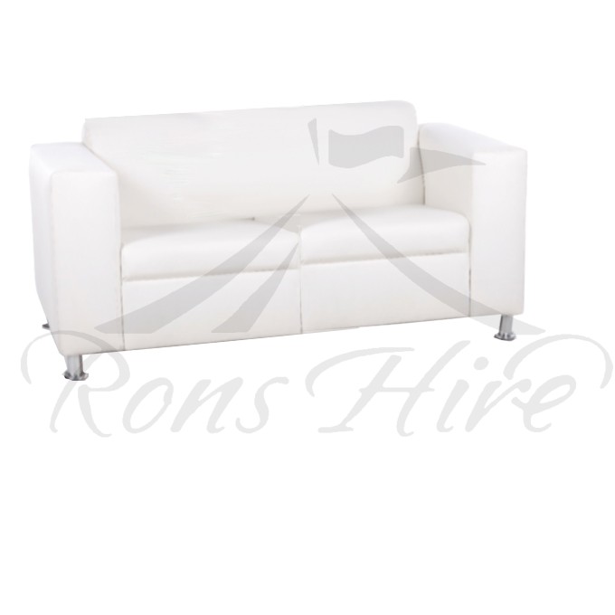 Lounger - White Morgan Double Lounger