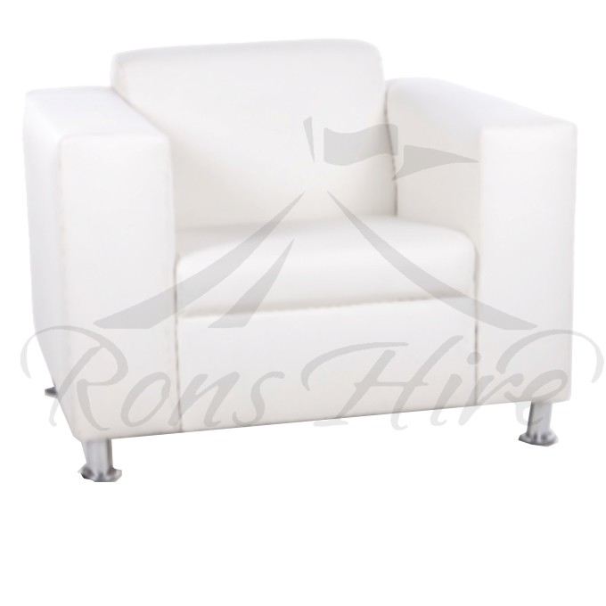 Lounger - White Morgan Single Lounger