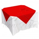Overlay - Red Linen 1.35m x 1.35m Overlay